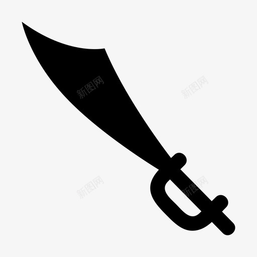 剑刀大刀图标svg_新图网 https://ixintu.com 刀 剑 大刀 武器 海盗