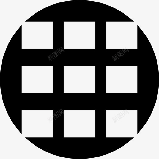 网格正方形表格图标svg_新图网 https://ixintu.com 正方形 缩略图 网格 网络负空间 表格