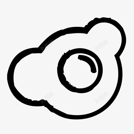 煎蛋早上好素描2图标svg_新图网 https://ixintu.com 早上好 煎蛋 素描2 英文早上好