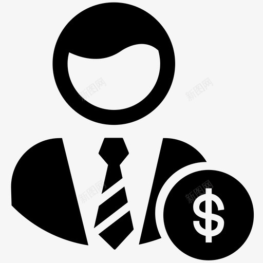 会计财务基金图标svg_新图网 https://ixintu.com 会计 商人3套 基金 经理 财务