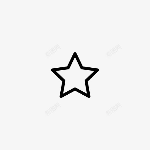 starfavorite手机银行用户界面集图标svg_新图网 https://ixintu.com favorite star 手机银行用户界面集