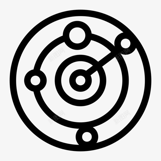 雷达多普勒发现图标svg_新图网 https://ixintu.com 发现 地图 多普勒 目标 雷达
