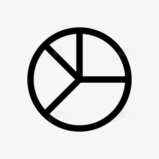 图表饼图图标svg_新图网 https://ixintu.com 图表 饼图