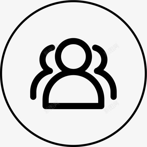 icon-群组svg_新图网 https://ixintu.com icon-群组