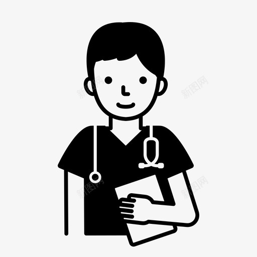 护士医护人员医院图标svg_新图网 https://ixintu.com 专业 医护人员 医疗队 医院 护士