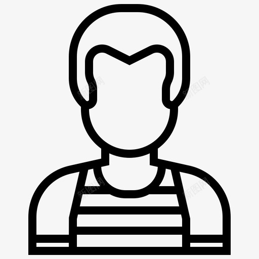 人物头像人物运动员图标svg_新图网 https://ixintu.com 人物 人物头像 运动员
