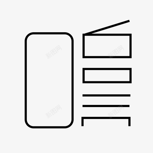 复印机svg_新图网 https://ixintu.com 复印机