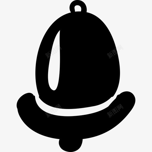 圣诞铃标牌手绘圣诞节图标svg_新图网 https://ixintu.com 圣诞铃 手绘圣诞节 标牌