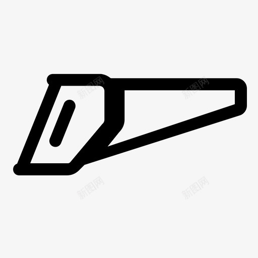 采购产品锯家具钢锯图标svg_新图网 https://ixintu.com 修理 家具 建造最小 手工工具 采购产品锯 钢锯