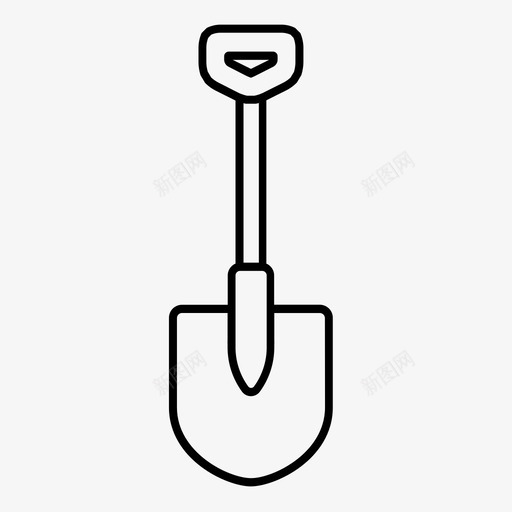 铲子园艺园艺工具图标svg_新图网 https://ixintu.com 园艺 园艺工具 铲子
