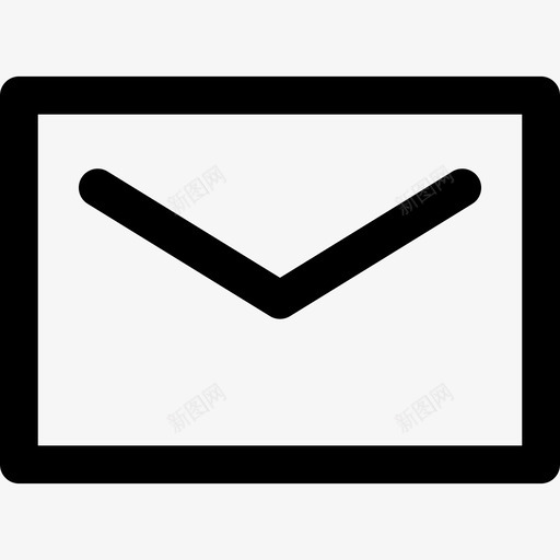 封闭式信封界面通用用户界面图标svg_新图网 https://ixintu.com 封闭式信封 界面 通用用户界面
