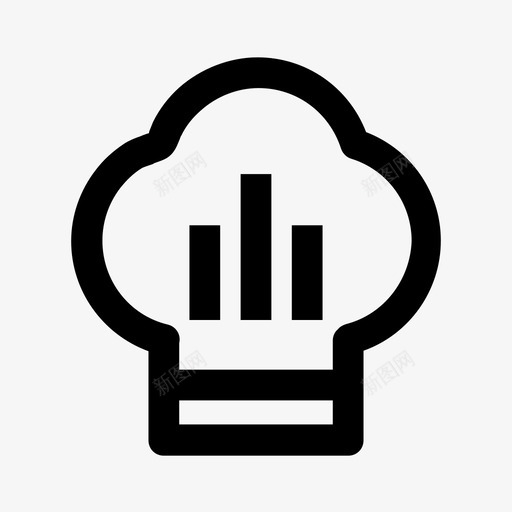 敲门大厨图标svg_新图网 https://ixintu.com 大厨 敲门