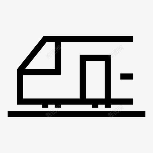 火车火车站火车轨道图标svg_新图网 https://ixintu.com 旅行 火车 火车站 火车轨道 运输