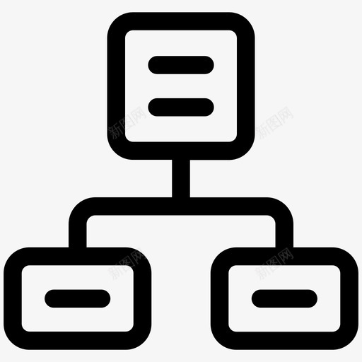 结构业务结构层次结构图标svg_新图网 https://ixintu.com 业务线第10卷 业务结构 层次结构 结构