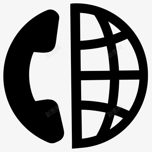 电话会议商务通信图标svg_新图网 https://ixintu.com 全球 商务 商务集2 电话 电话会议 通信