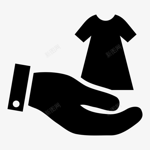 送礼礼物女孩图标svg_新图网 https://ixintu.com 女士礼服 女孩 情人节庆典 手 礼物 送礼