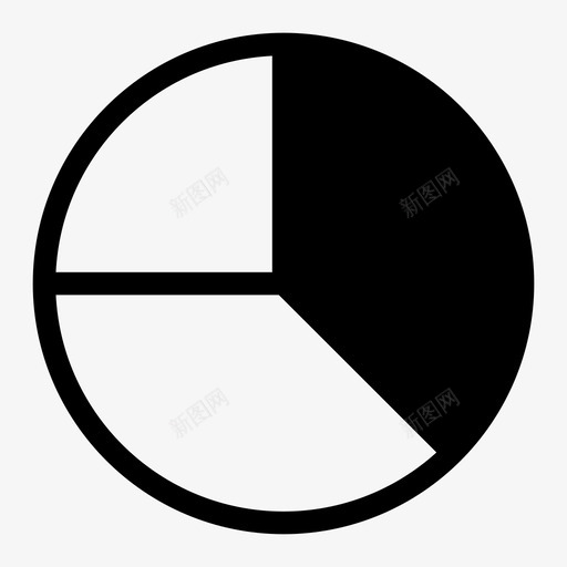 饼图金融图表图标svg_新图网 https://ixintu.com 图表 市场 统计 金融 饼图