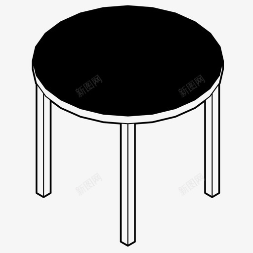 桌子晚餐吃图标svg_新图网 https://ixintu.com 午餐 吃 家具 晚餐 桌子 餐厅