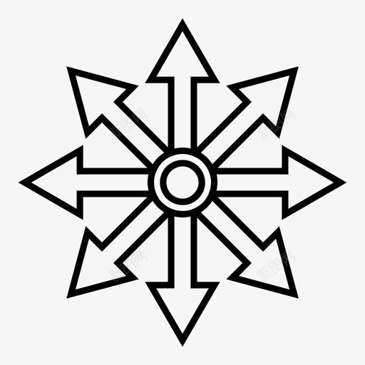 展开箭头方向最大化图标svg_新图网 https://ixintu.com 导航 展开箭头 方向 最大化 箭头轮廓