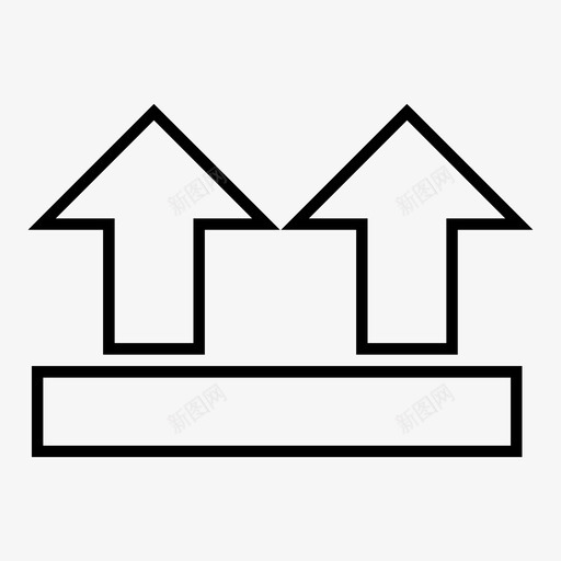 向上移动箭头方向箭头发送图标svg_新图网 https://ixintu.com 发送 向上移动箭头 方向箭头 移位 箭头轮廓 转移