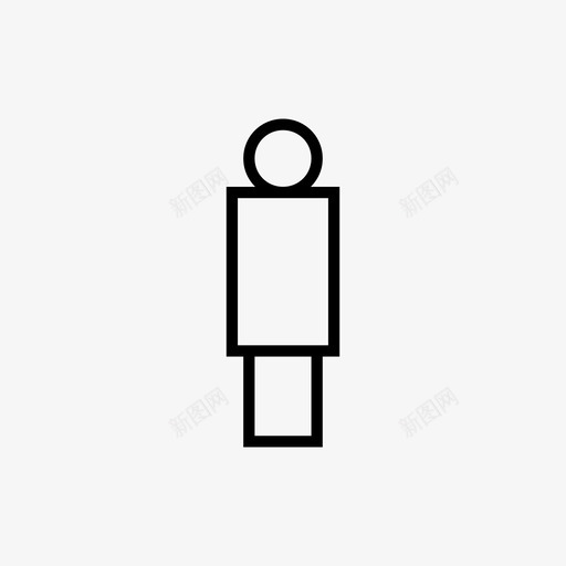 单人间客人个人图标svg_新图网 https://ixintu.com 个人 单人间 客人 酒店
