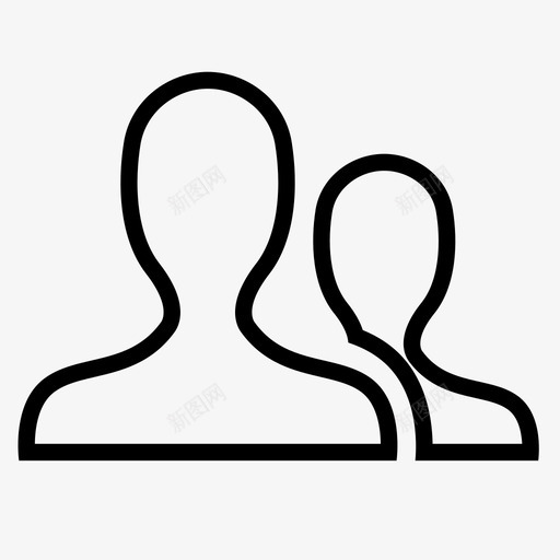 人脉svg_新图网 https://ixintu.com 人脉 人物 用户