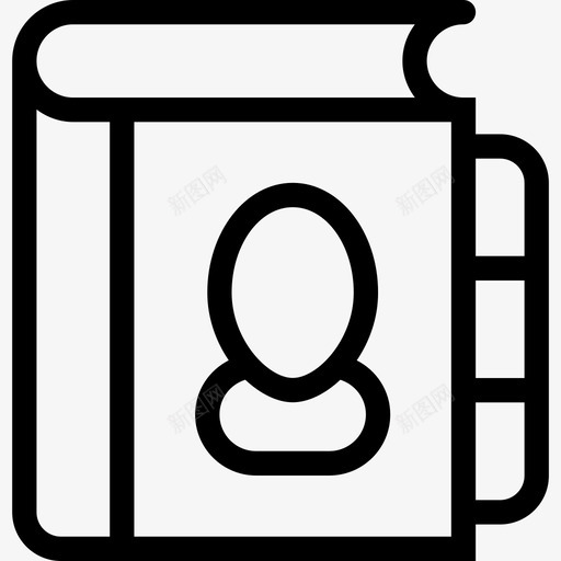 历史联系人_iconsvg_新图网 https://ixintu.com 历史联系人_icon
