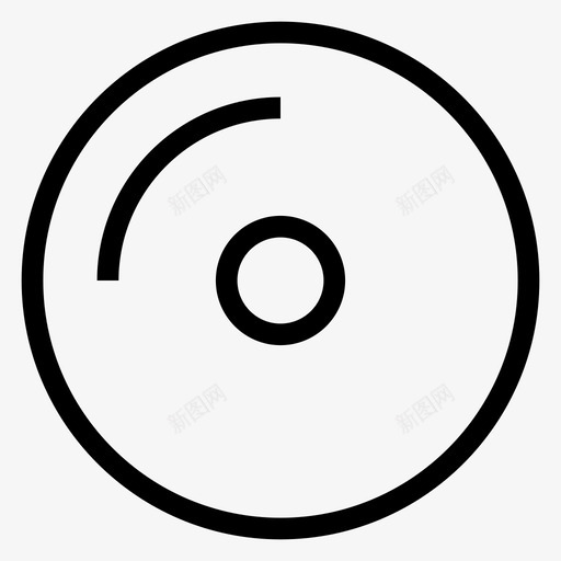 光盘dvd媒体图标svg_新图网 https://ixintu.com dvd 光盘 多媒体 多媒体线路图标 媒体 音乐