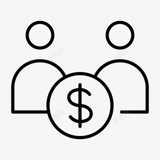 商业伙伴关系协议商业交易图标svg_新图网 https://ixintu.com 协议 商业交易 商业伙伴关系 商业战略差距