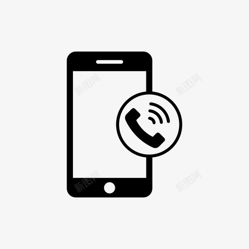 电话会议电话来电图标svg_新图网 https://ixintu.com 会议电话 呼出电话 学习电话 接受者 来电 电话 购物