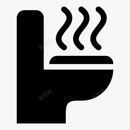 臭厕所浴室便便图标svg_新图网 https://ixintu.com 便便 便盆 卫生间 卫生间和浴室 浴室 臭厕所