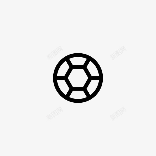 足球体育小图标svg_新图网 https://ixintu.com 体育 小图标 足球