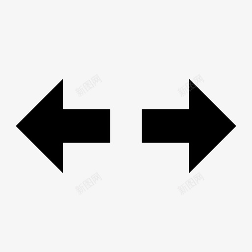 方向箭头大图标svg_新图网 https://ixintu.com 基本工具 大 方向 方式 箭头 路径