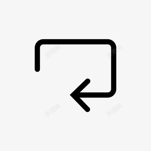 返回方向前进图标svg_新图网 https://ixintu.com 前进 地图 方向 箭头模式 路线 返回