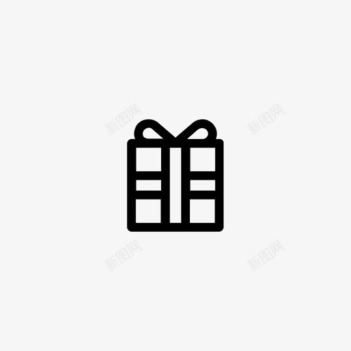 礼品包装生日圣诞节图标svg_新图网 https://ixintu.com 圣诞节 小图标 生日 礼品包装 礼物