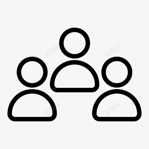 商务会议会议会议桌图标svg_新图网 https://ixintu.com 会议 会议桌 商务会议 小组