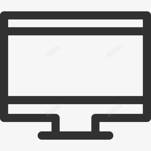 电脑宽屏然后是视听大纲图标svg_新图网 https://ixintu.com 然后是视听大纲 电脑宽屏