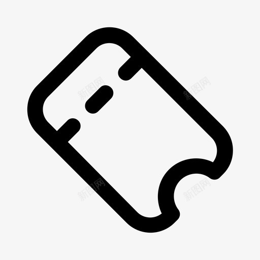 票图标svg_新图网 https://ixintu.com 票