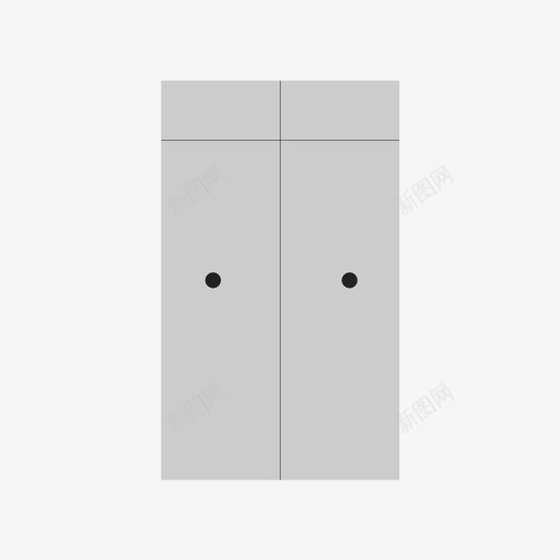 橱柜家具衣柜图标svg_新图网 https://ixintu.com 家具 橱柜 衣柜