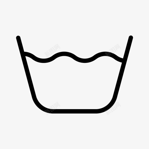 正常洗涤清洁洗衣图标svg_新图网 https://ixintu.com 机器 正常洗涤 洗衣 洗衣衣 清洁 符号