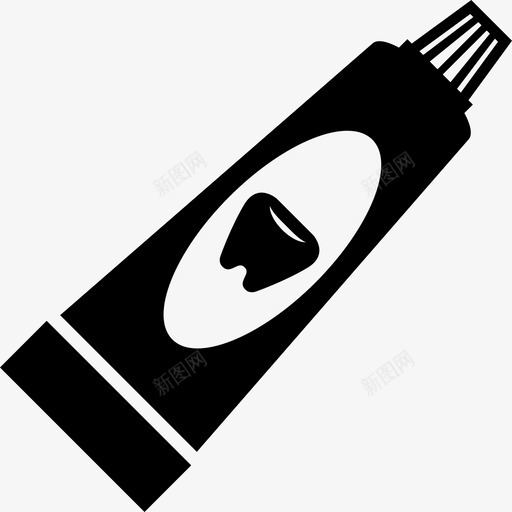 牙膏清洁牙膏牙科牙膏图标svg_新图网 https://ixintu.com 卫生牙膏 清洁牙膏 牙科牙膏 牙膏 牙膏管