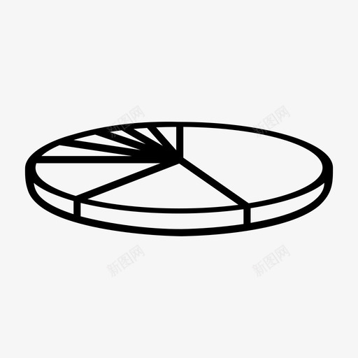饼图图表信息图图标svg_新图网 https://ixintu.com 信息图 图表 市场 统计 饼图
