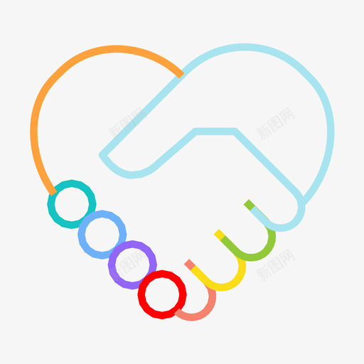 爱伙伴关系合作握手图标svg_新图网 https://ixintu.com 合作 握手 爱伙伴关系