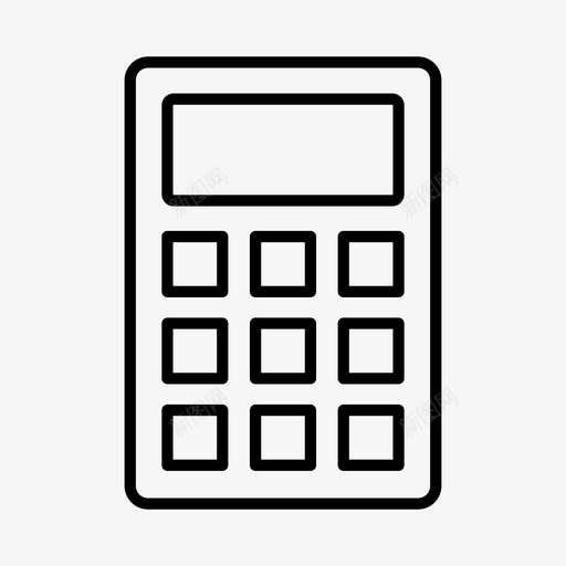 计算器微积分教育图标svg_新图网 https://ixintu.com 学习 学校 微积分 教育 数学 计算器