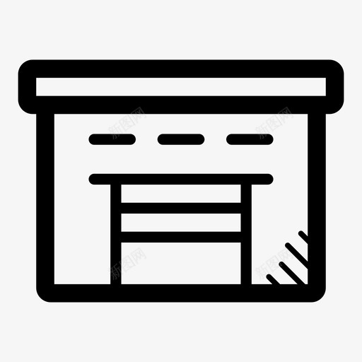 仓库货物运输图标svg_新图网 https://ixintu.com 仓库 生意一落千丈 货物 运输