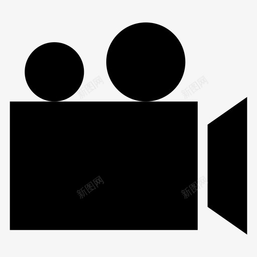 电影照相机图标svg_新图网 https://ixintu.com 多媒体字形图标 录音 投影仪 照相机 电影 高清