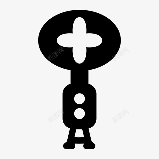 风扇器具刀片图标svg_新图网 https://ixintu.com 刀片 器具 移动空气 通风 风扇