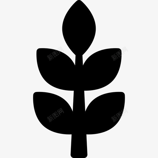 麦穗剪影食品德国图标svg_新图网 https://ixintu.com 德国 食品 麦穗剪影