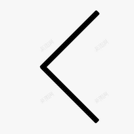 滑动箭头-左svg_新图网 https://ixintu.com 滑动箭头-左