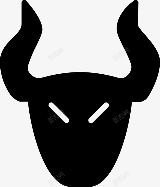 公牛星座金牛座图标svg_新图网 https://ixintu.com 公牛 星座 金牛座 黄道十二宫